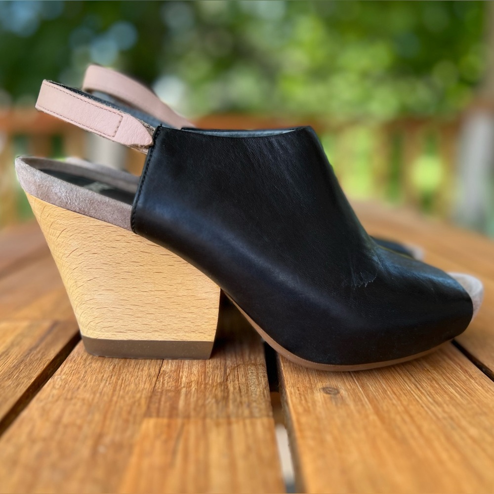 CAMPER - Allegra Peep Toe Mule Wedge - EU 39/US 8.5 - like new!